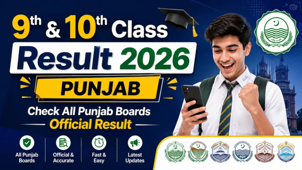 9th & 10th Class Result 2026 Punjab – Check All Punjab Boards Official Result